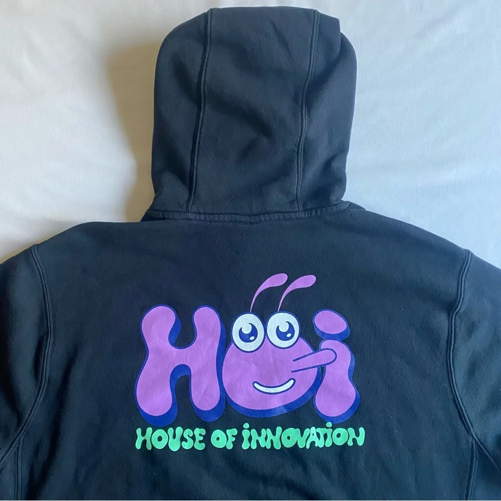 Nike HOI Hoodie Mens M House Of Innovation PAR/002 Butterfly Bugs Sweatshirt Top_3